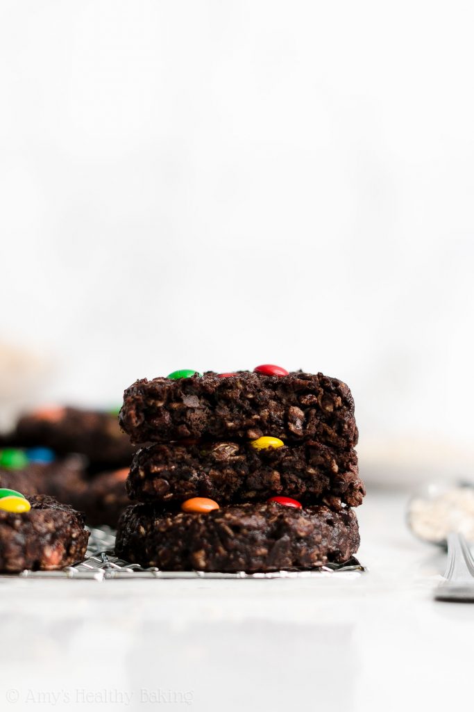 Healthy Flourless Chocolate Monster Cookies Amy's Healthy Baking