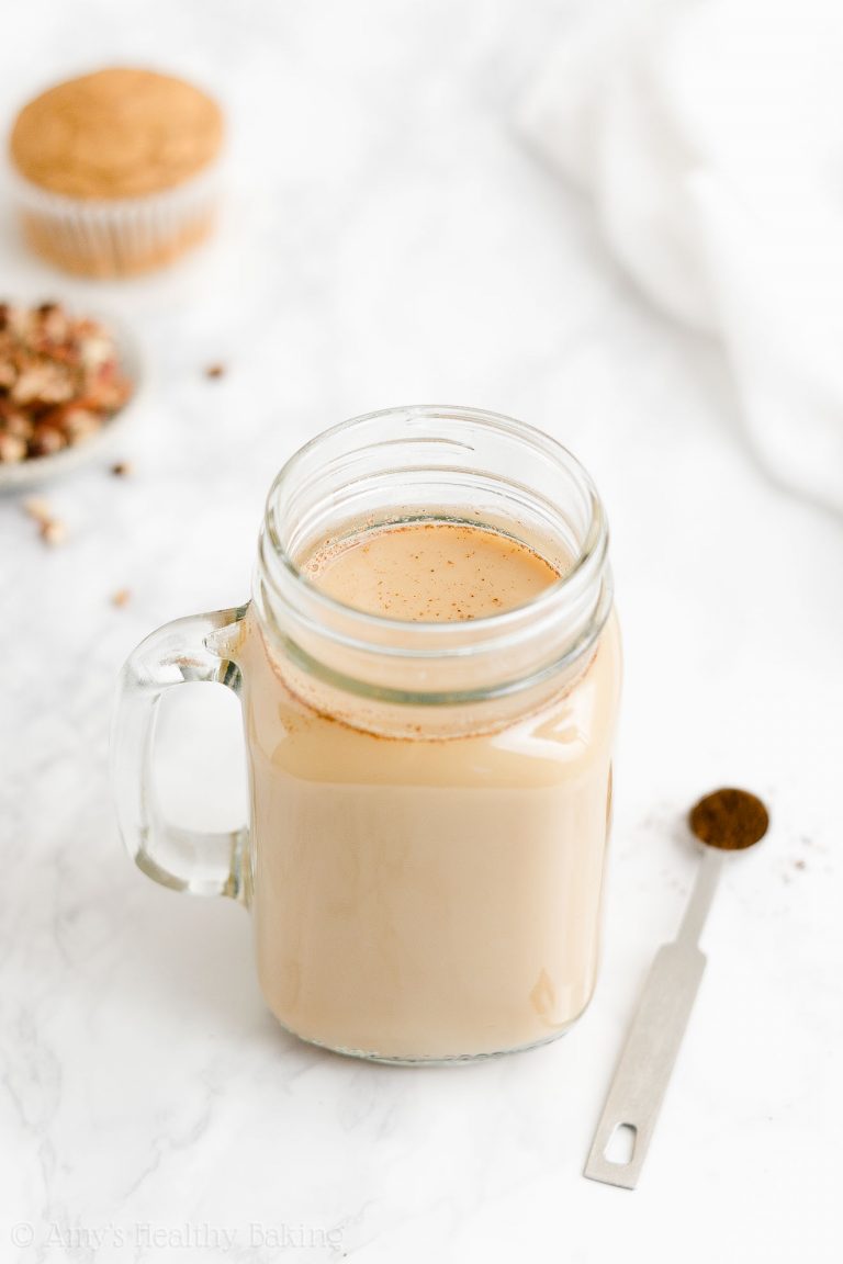Healthy Eggnog Chai Latte Amy's Healthy Baking