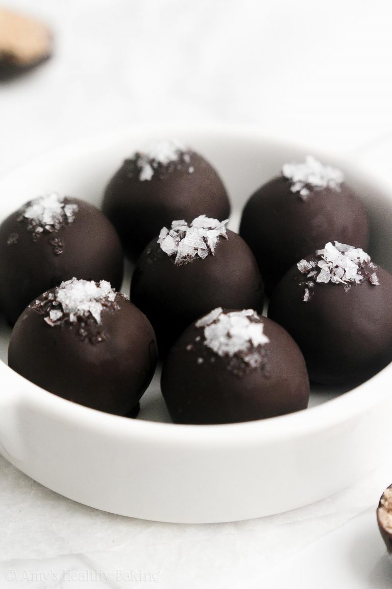 Healthy Eggnog Truffles Amy's Healthy Baking