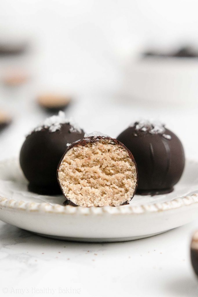 Healthy Eggnog Truffles Amy's Healthy Baking