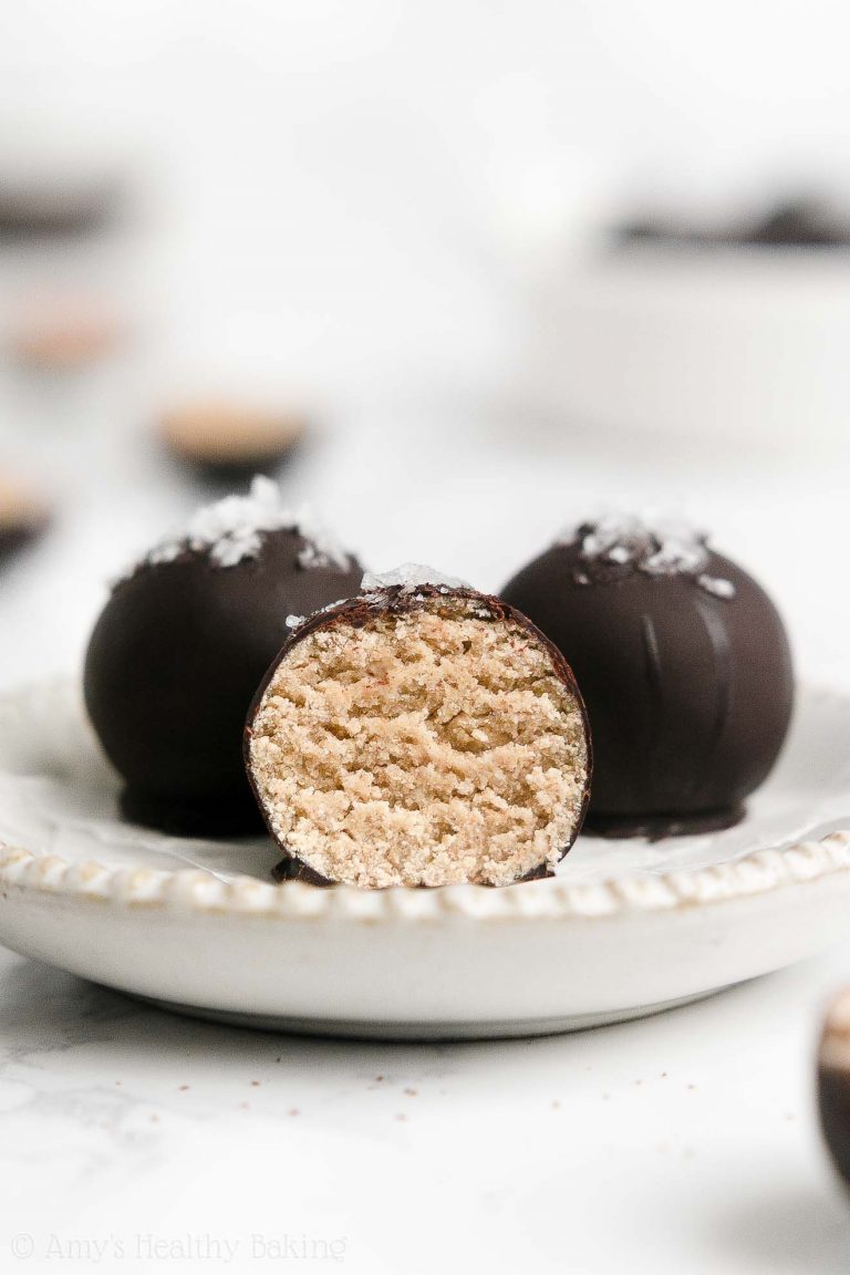 Healthy Eggnog Truffles Amy's Healthy Baking