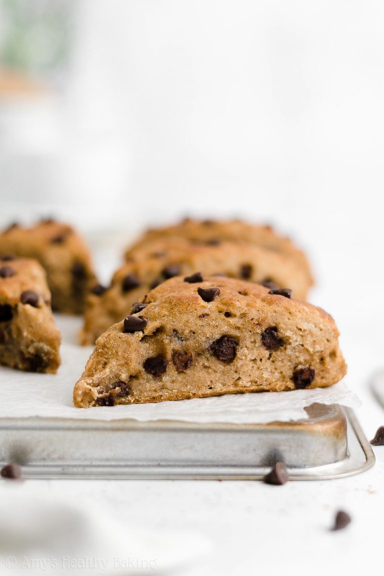 Healthy Chai Spice Chocolate Chip Scones Amy's Healthy Baking