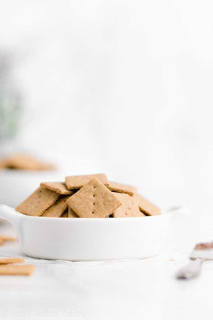 Healthy Homemade Mini Cinnamon Graham Crackers Amy's Healthy Baking