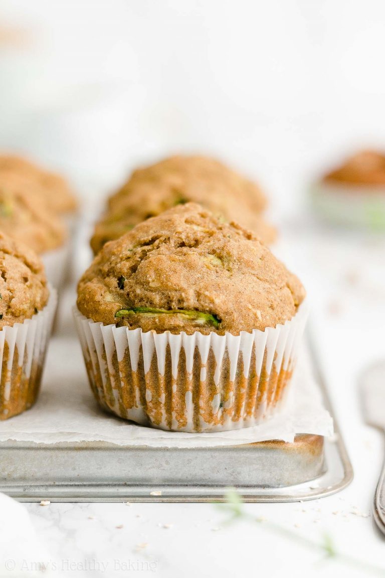 Healthy Zucchini Oatmeal Muffins Amy's Healthy Baking