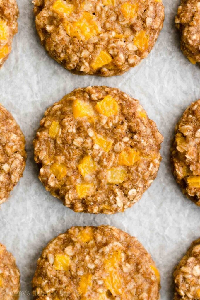  Healthy Peach Oatmeal Breakfast Cookies Recipe