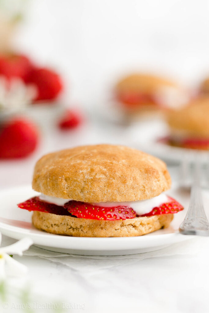 The Ultimate Healthy Strawberry Shortcakes | Amy's Healthy Baking