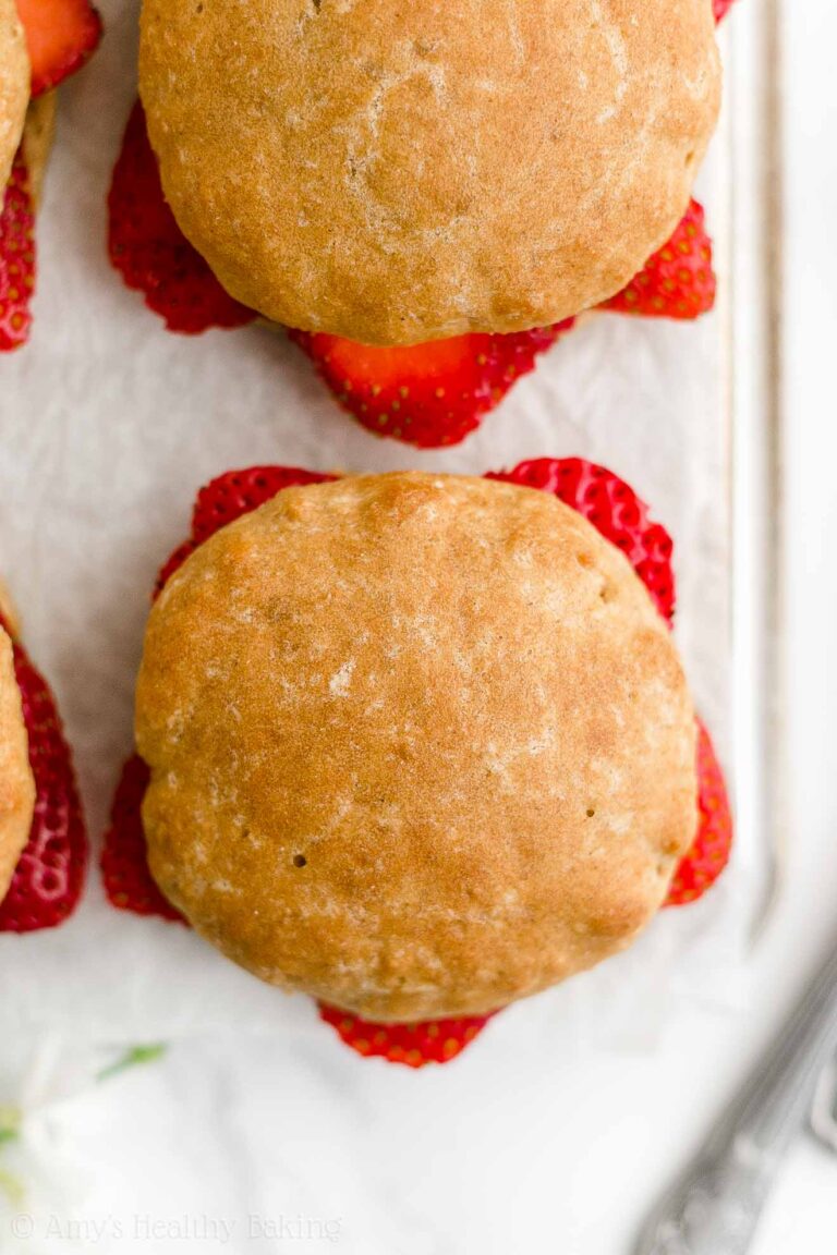 The Ultimate Healthy Strawberry Shortcakes | Amy's Healthy Baking