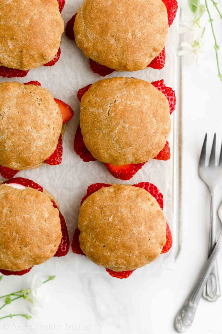 The Ultimate Healthy Strawberry Shortcakes | Amy's Healthy Baking