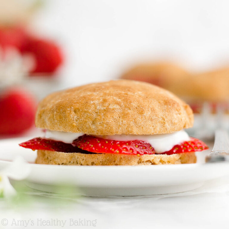 The Ultimate Healthy Strawberry Shortcakes | Amy's Healthy Baking