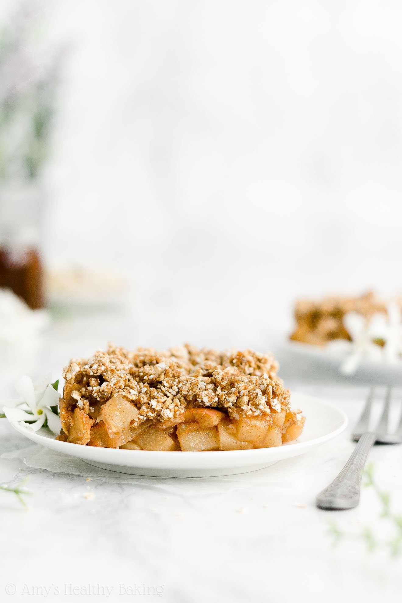 Meglio di sempre, facile, sano, senza zucchero e con poche calorie, il classico Apple Crisp vegano