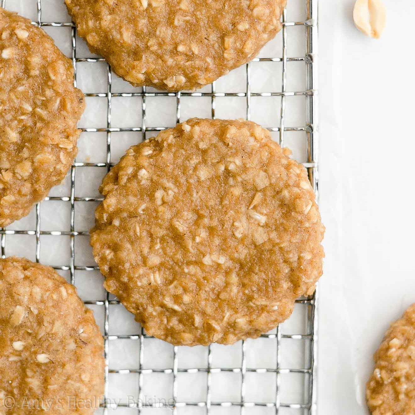 Healthy Peanut Butter Oatmeal Breakfast Cookies Amy's Healthy Baking