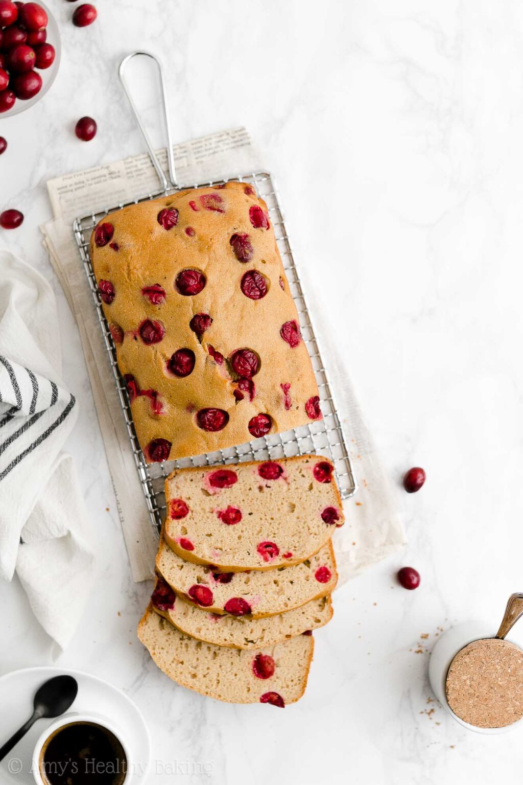 Healthy Cranberry Bread Amy's Healthy Baking