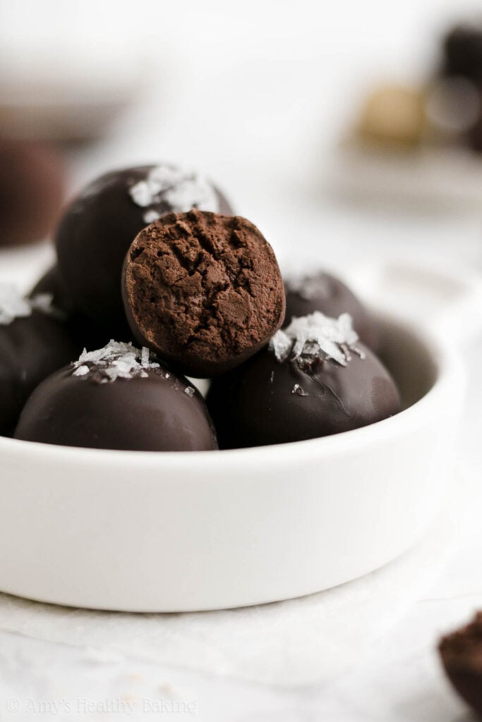 The Ultimate Healthy Chocolate Truffles Only 3 Ingredients! Amy's