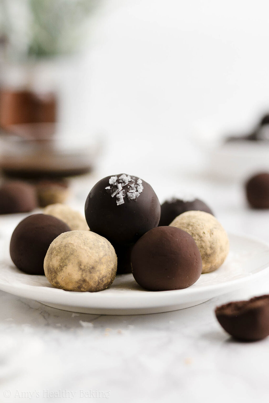 The Ultimate Healthy Chocolate Truffles Only 3 Ingredients! Amy's