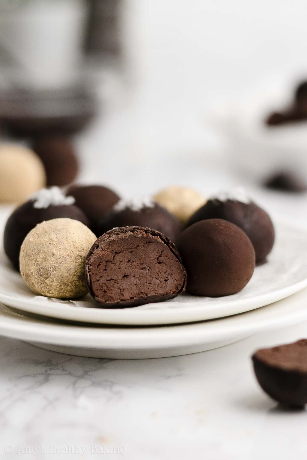 The Ultimate Healthy Chocolate Truffles Only 3 Ingredients! Amy's