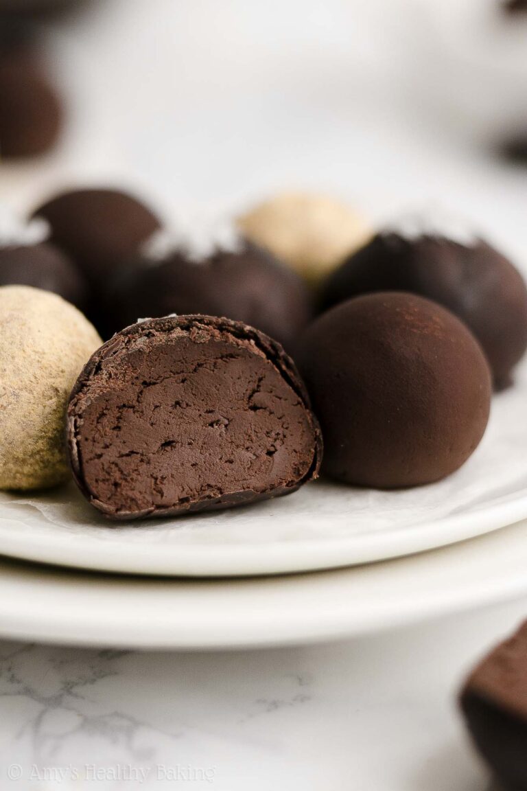 The Ultimate Healthy Chocolate Truffles Only 3 Ingredients! Amy's