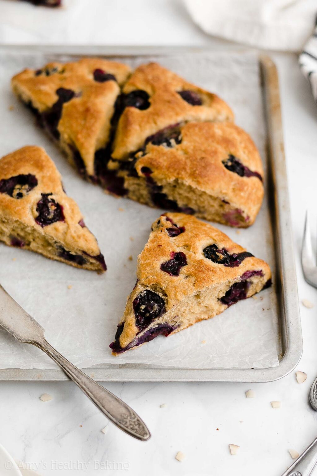 Vegan Blueberry Scones (Easy & Healthy!) Amy's Healthy Baking