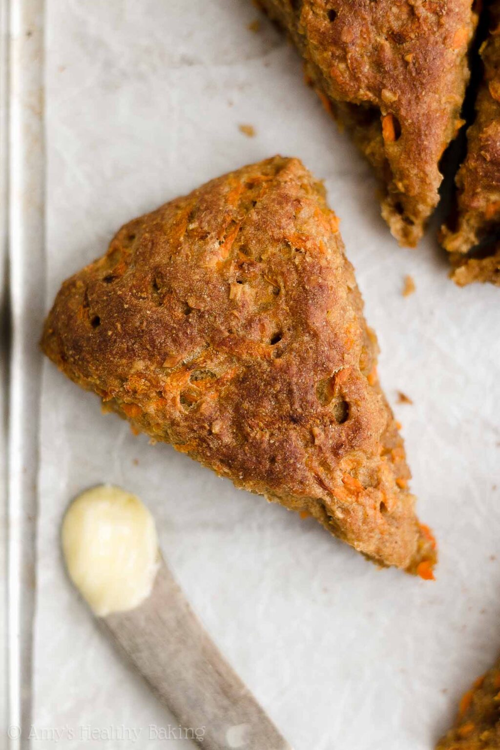 Healthy Carrot Oatmeal Scones Amy's Healthy Baking