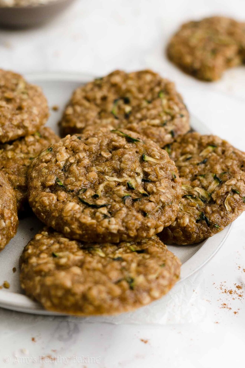 Healthy Zucchini Oatmeal Cookies Amy's Healthy Baking
