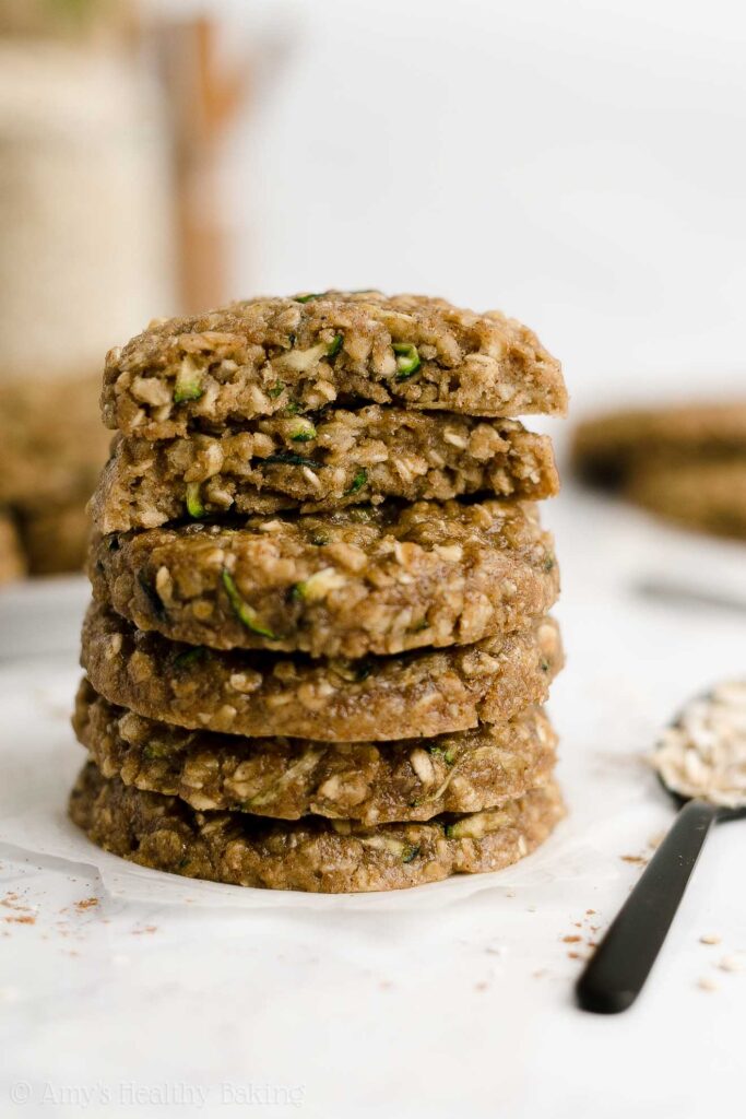 Healthy Zucchini Oatmeal Cookies Amy's Healthy Baking