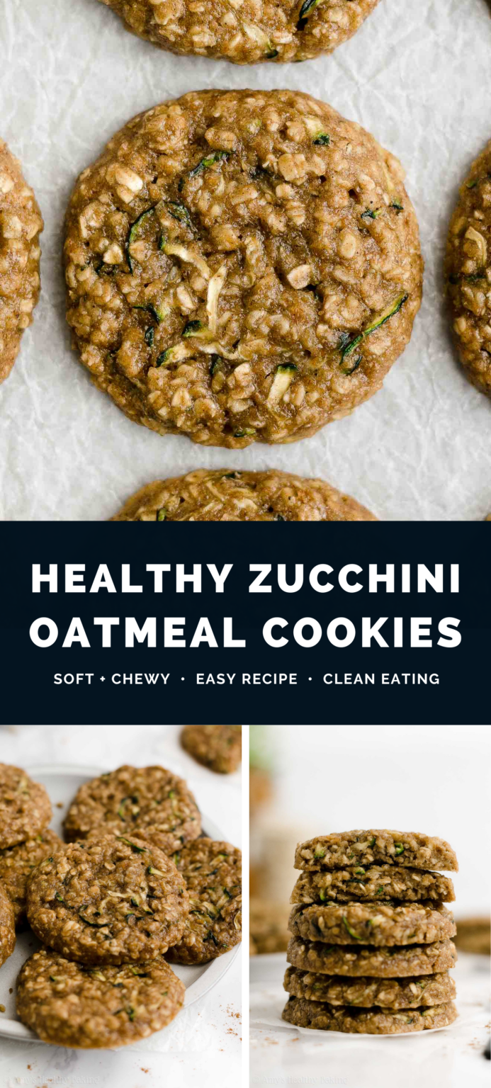 Healthy Zucchini Oatmeal Cookies Amy's Healthy Baking