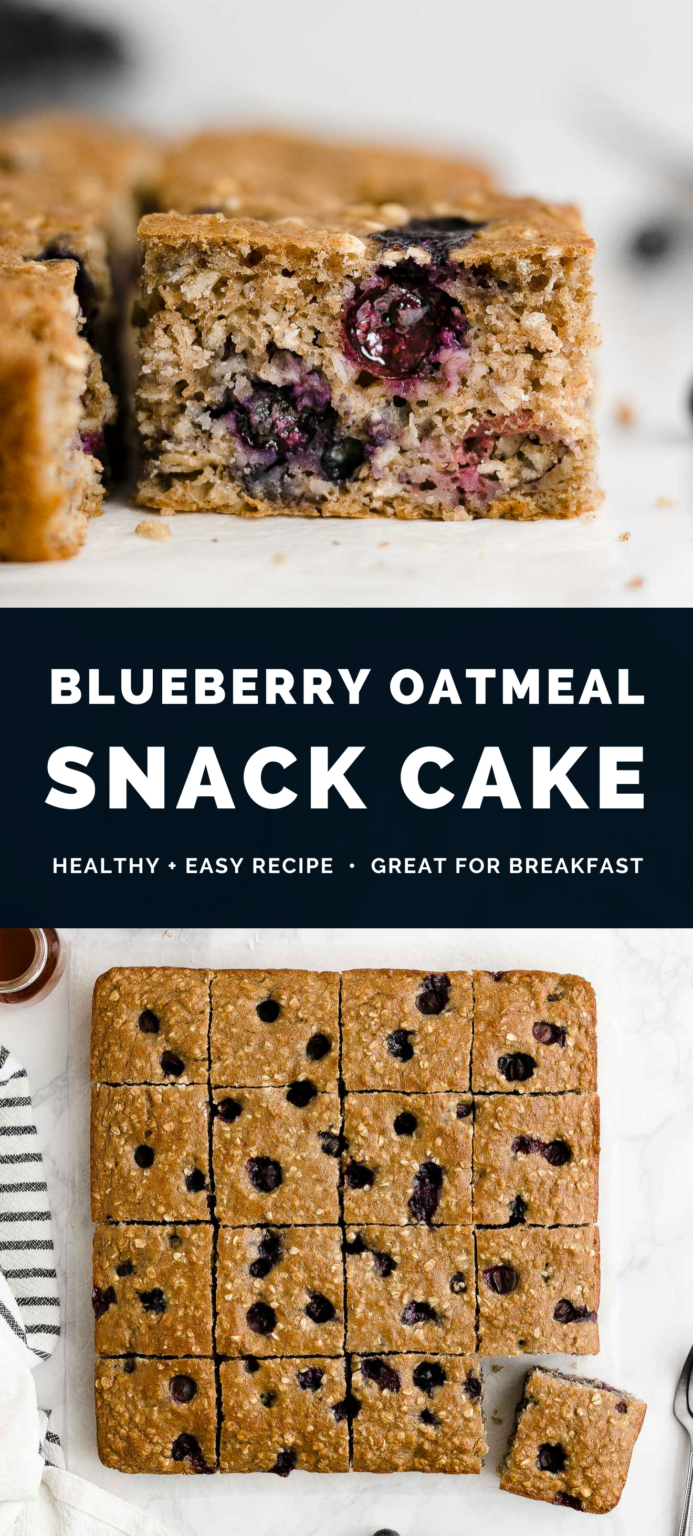Healthy Blueberry Oatmeal Snack Cake Amy's Healthy Baking