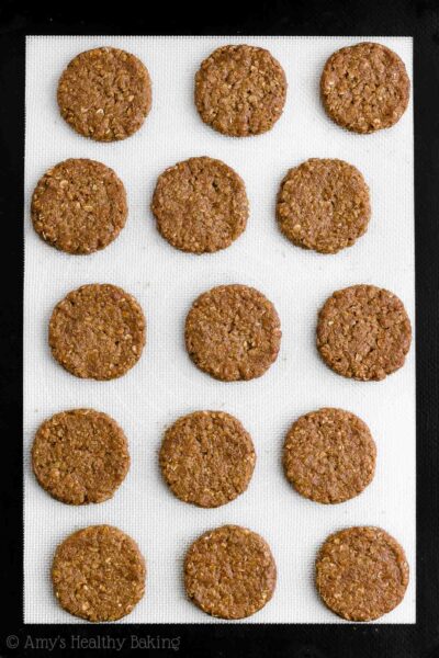 Healthy Gingerbread Oatmeal Breakfast Cookies | Amy's Healthy Baking