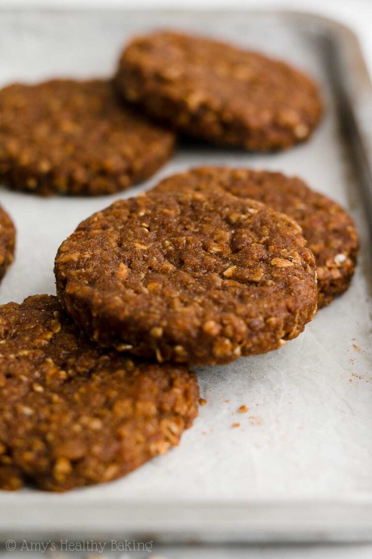 Healthy Gingerbread Oatmeal Breakfast Cookies | Amy's Healthy Baking