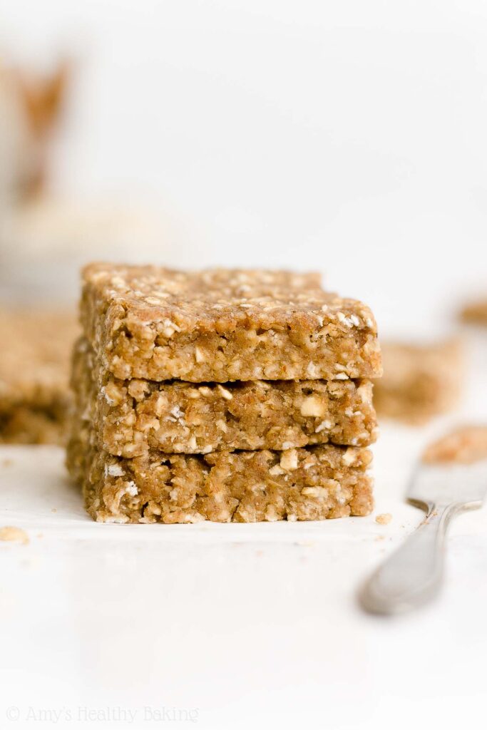 Healthy Almond Butter Oatmeal Bars Amy's Healthy Baking