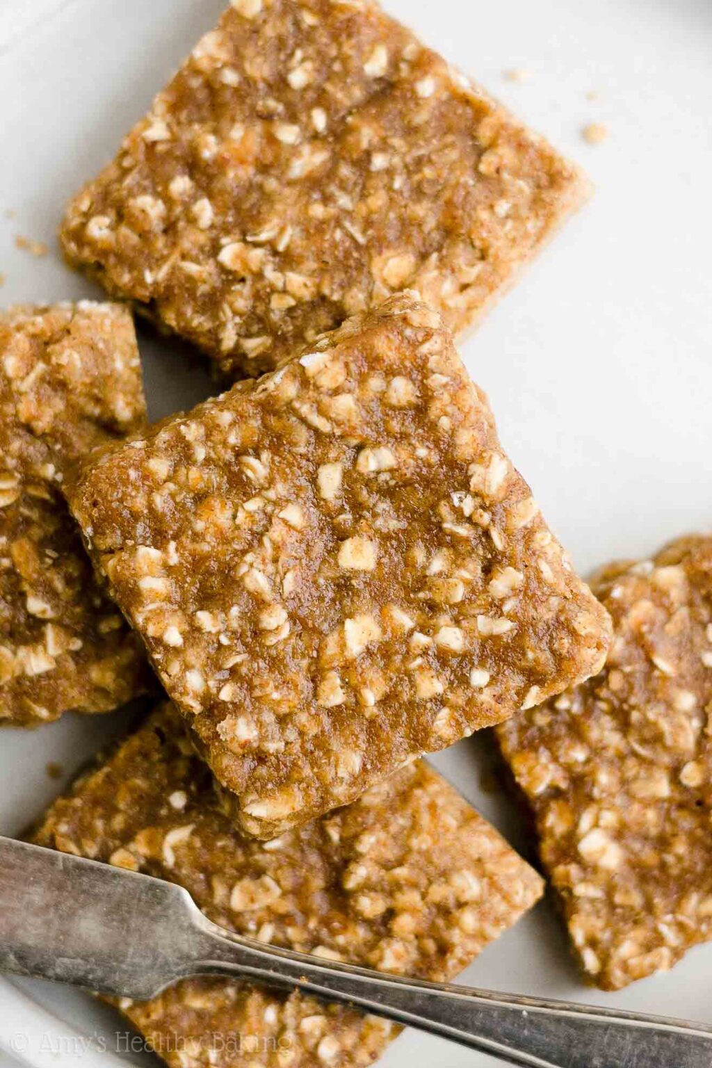 Healthy Almond Butter Oatmeal Bars Amy's Healthy Baking