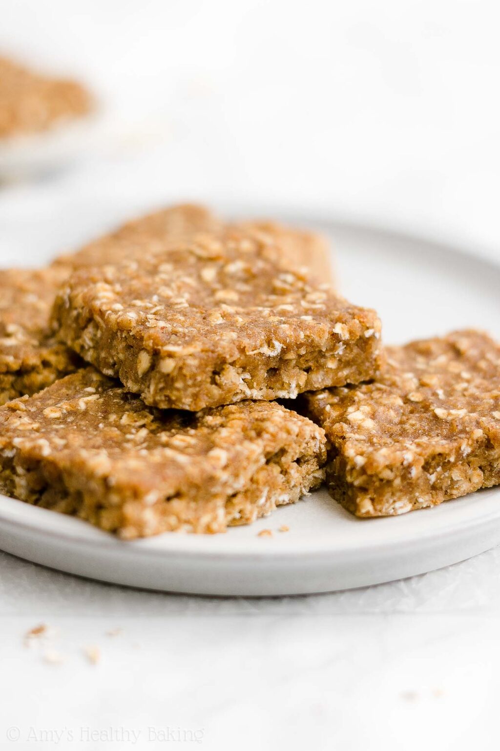 Healthy Almond Butter Oatmeal Bars Amy's Healthy Baking