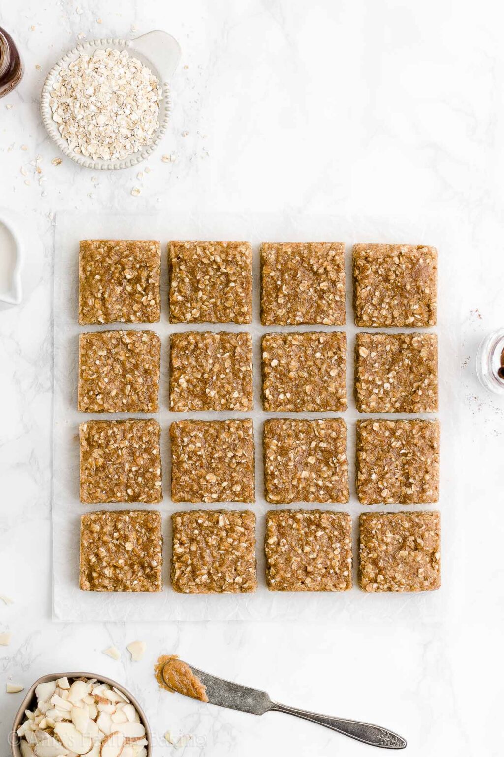 Healthy Almond Butter Oatmeal Bars Amy's Healthy Baking