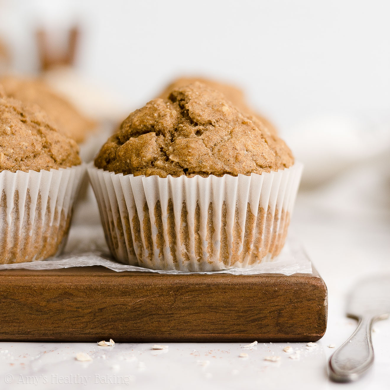 The Ultimate Healthy Oatmeal Muffins-image