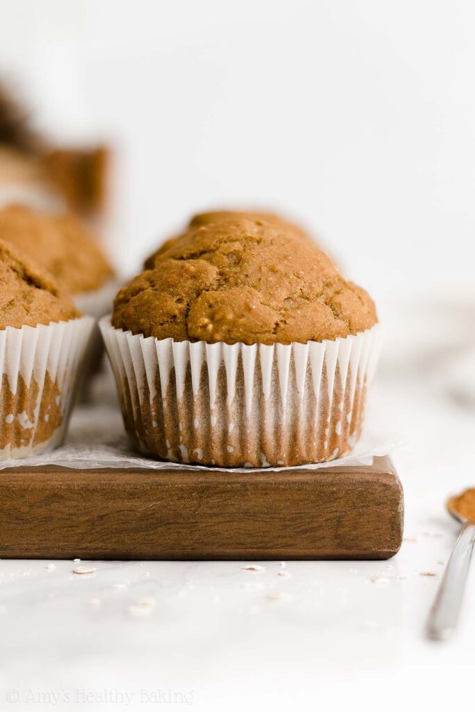 Gingerbread Oatmeal Muffins