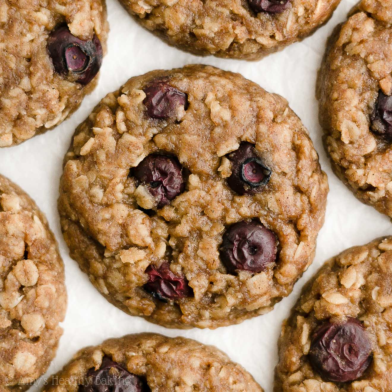 Healthy Blueberry Oatmeal Cookies-image