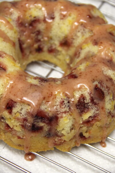Strawberry Lemon Bundt Cake